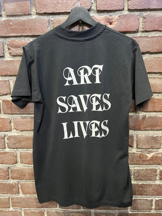 1990 Art Saves Lives Tee