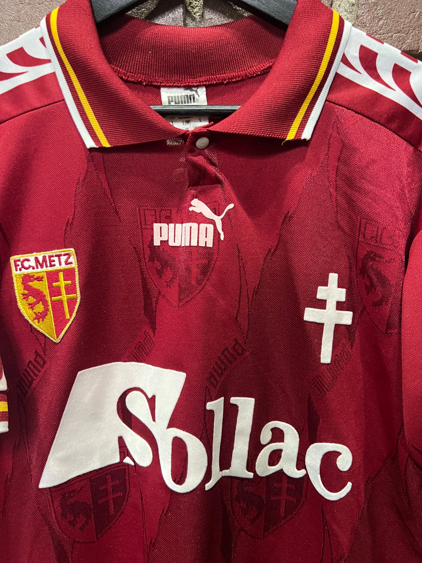 96-97 FC Metz Puma Home Jersey