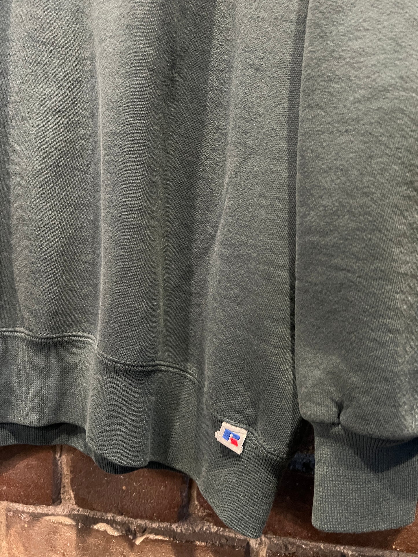 90s Green Russell Athletic Crewneck