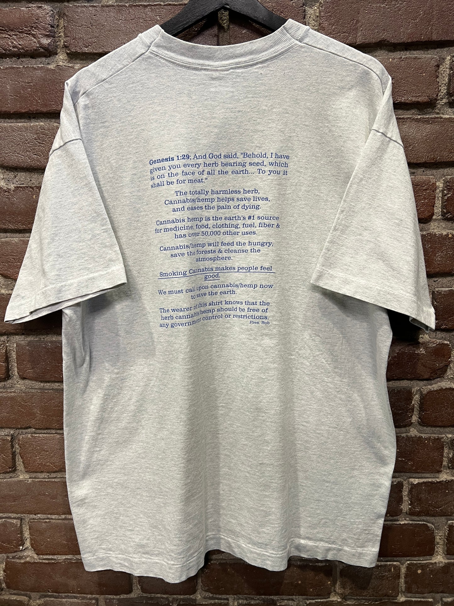 90s Thank you For Pot Smoking Tee
