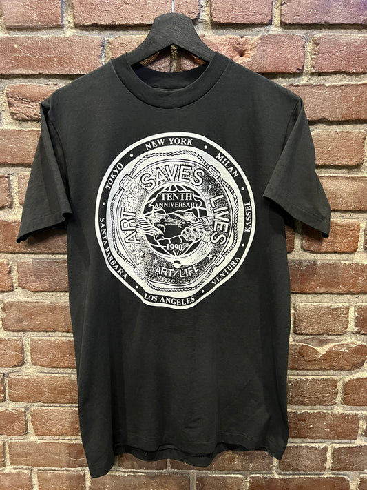 1990 Art Saves Lives Tee